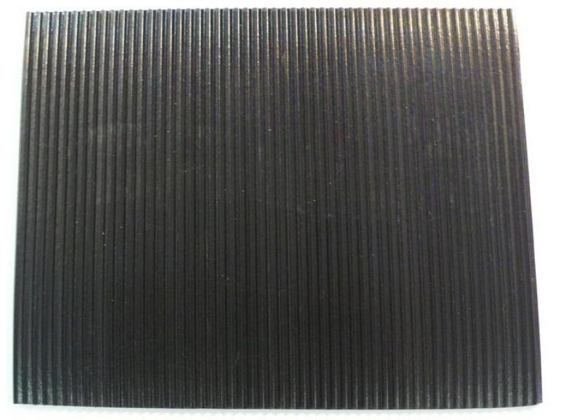 pryž rýhovaná s.4 mm š.1200 mm, širší, SBR